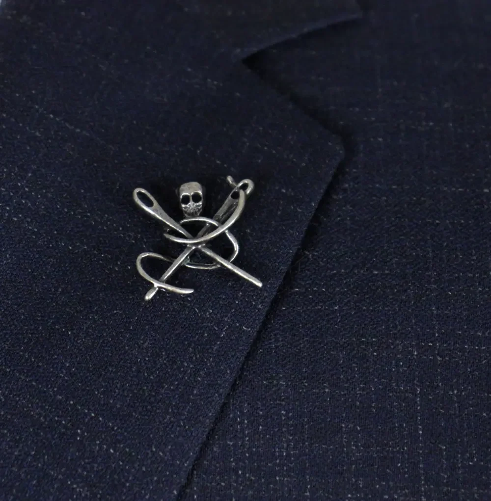 John Varvatos Bleecker Jacket Mens 42 R Navy Crepe Reda Wool Blazer Sport Coat